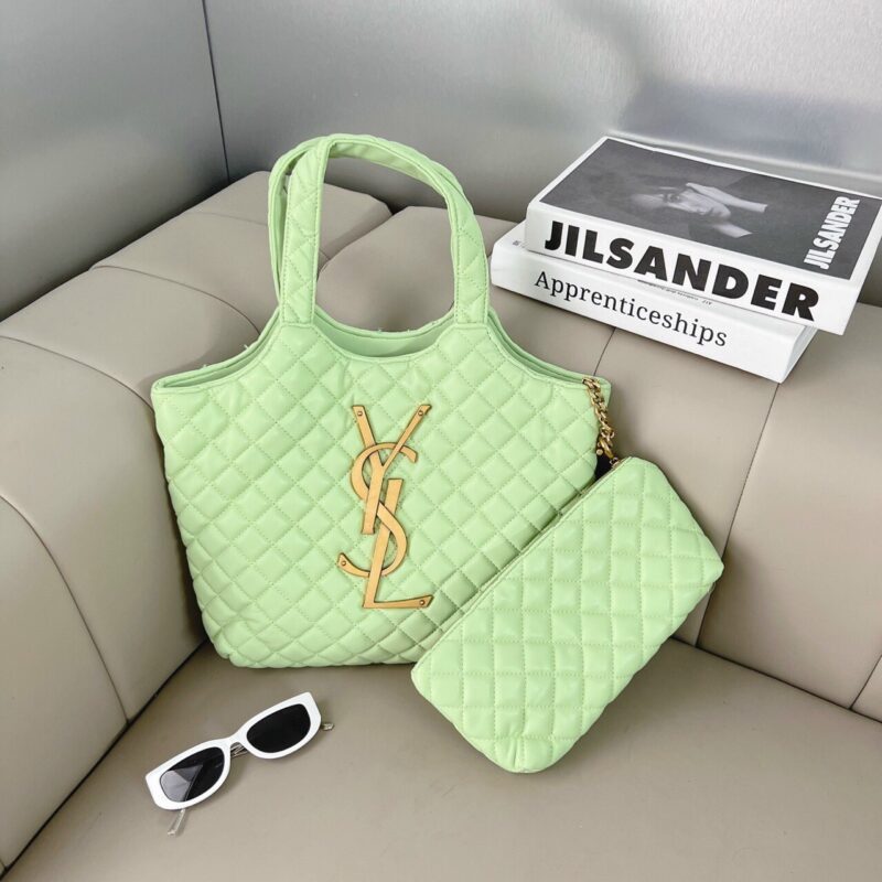 TÚI SAINT LAURENT YSL WOMEN ICARE MAXI SHOPPING BAG DA BÊ SUPER SIZE 28