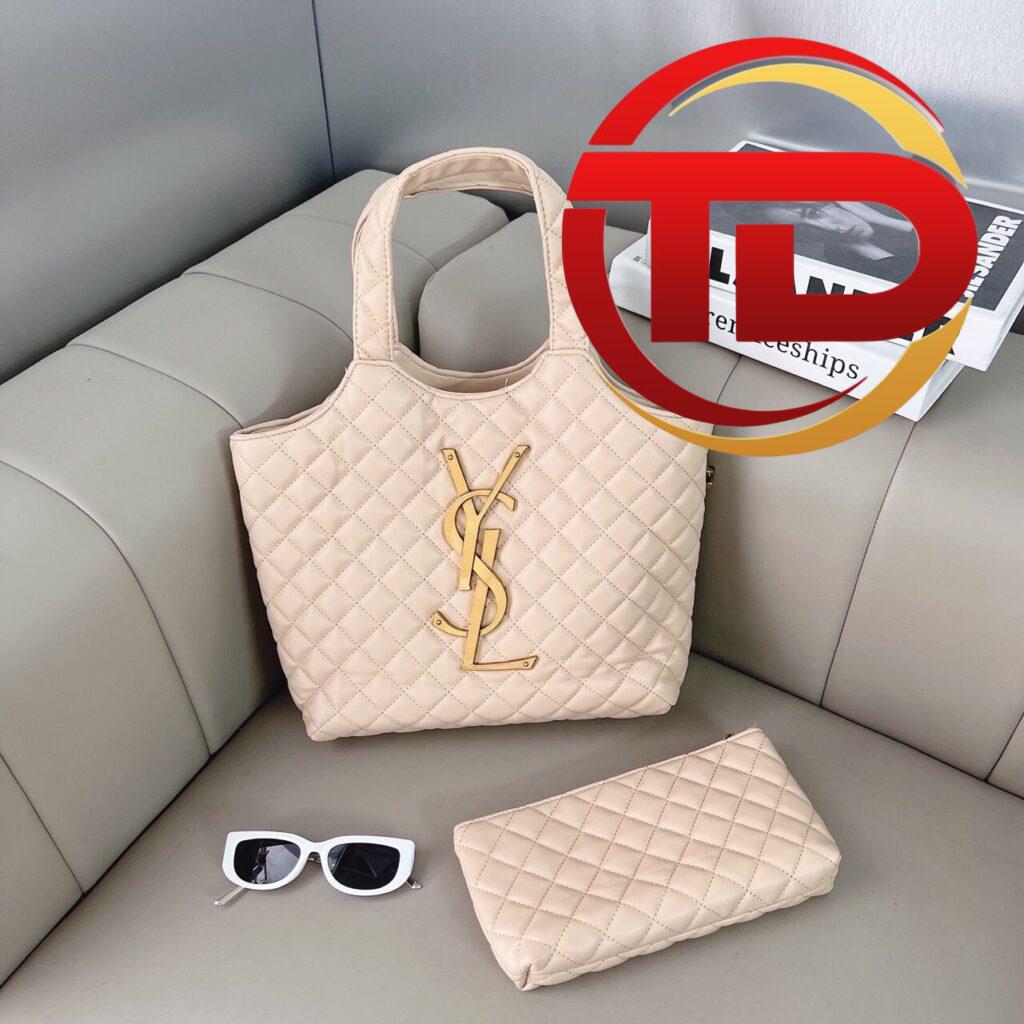 TÚI SAINT LAURENT YSL WOMEN ICARE MAXI SHOPPING BAG DA BÊ SUPER SIZE 28