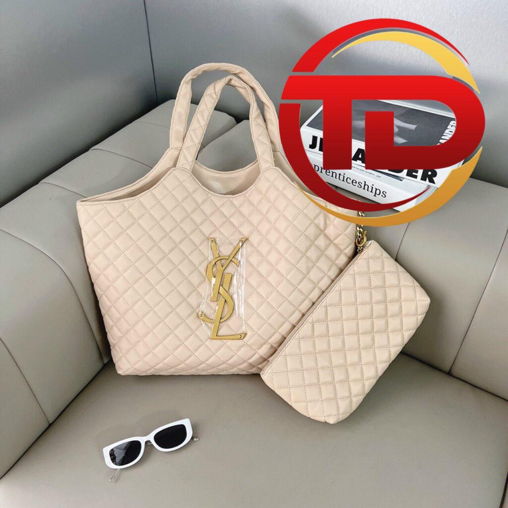 TÚI SAINT LAURENT YSL WOMEN ICARE MAXI SHOPPING BAG DA BÊ SUPER SIZE 36