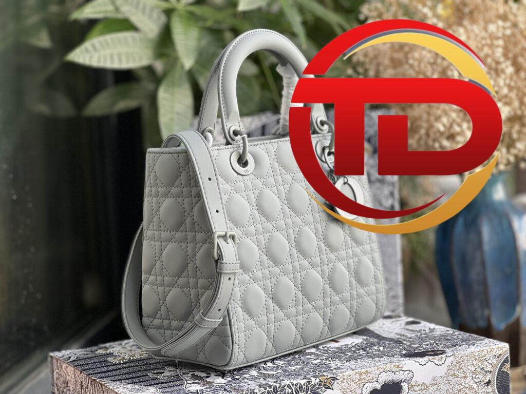 TÚI XÁCH DIOR LADY NGUYÊN BẢN MEDIUM SIZE 24 TAG LÌ