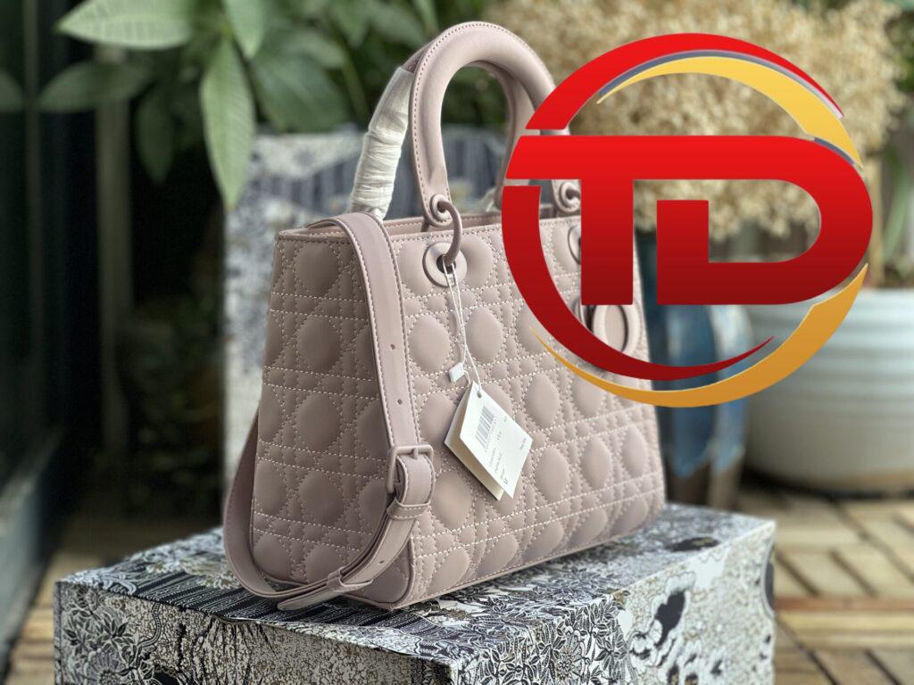 TÚI XÁCH DIOR LADY NGUYÊN BẢN MEDIUM SIZE 24 TAG LÌ