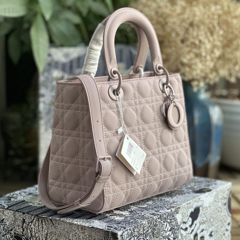 TÚI XÁCH DIOR LADY NGUYÊN BẢN MEDIUM SIZE 24 TAG LÌ