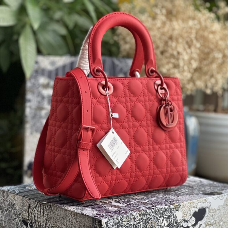 TÚI XÁCH DIOR LADY NGUYÊN BẢN MEDIUM SIZE 24 TAG LÌ