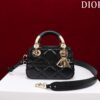 TÚI XÁCH LADY DIOR 95.22 DA MỊN SIÊU CẤP MÀU ĐEN