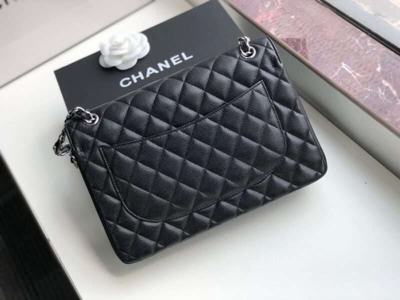 TÚI XÁCH CHANEL CLASSIC DOUBLE FLAP BAG JUMBO SIÊU CẤP MÀU ĐEN