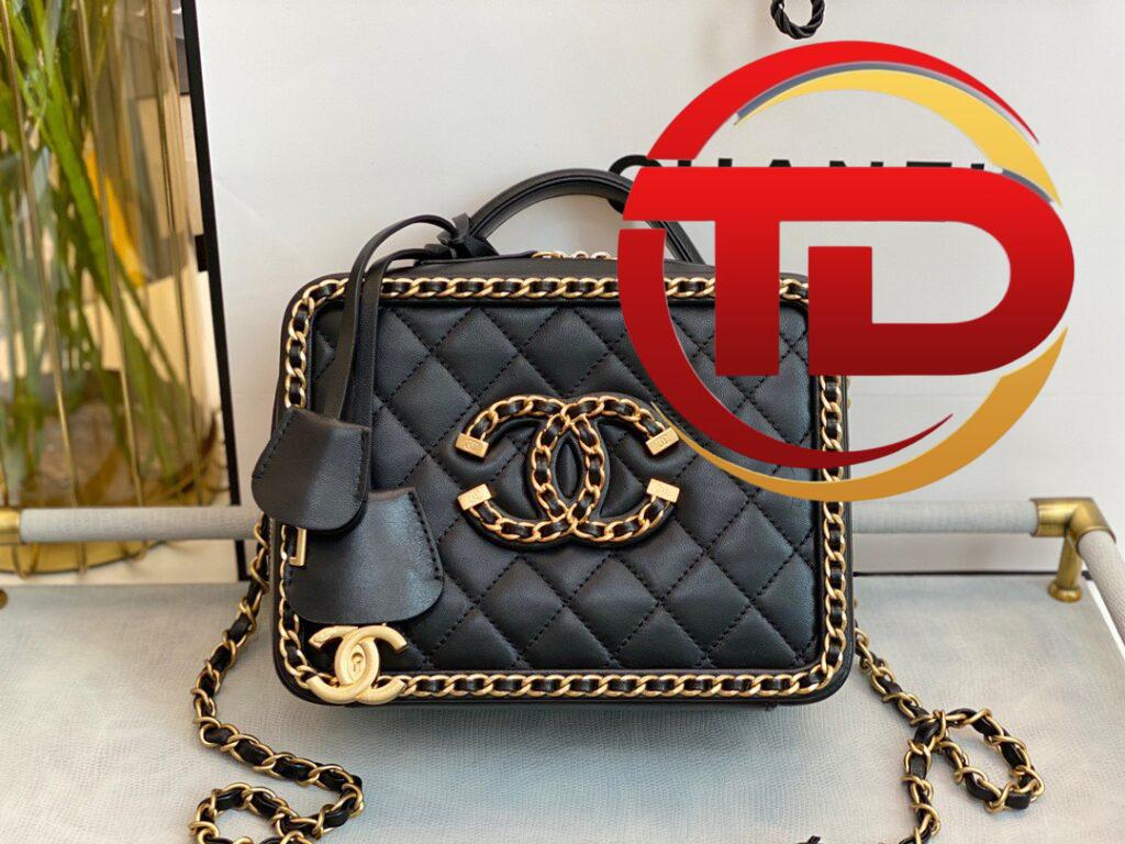 TÚI CỐP CHANEL VANITY CASE SIÊU CẤP MÀU ĐEN