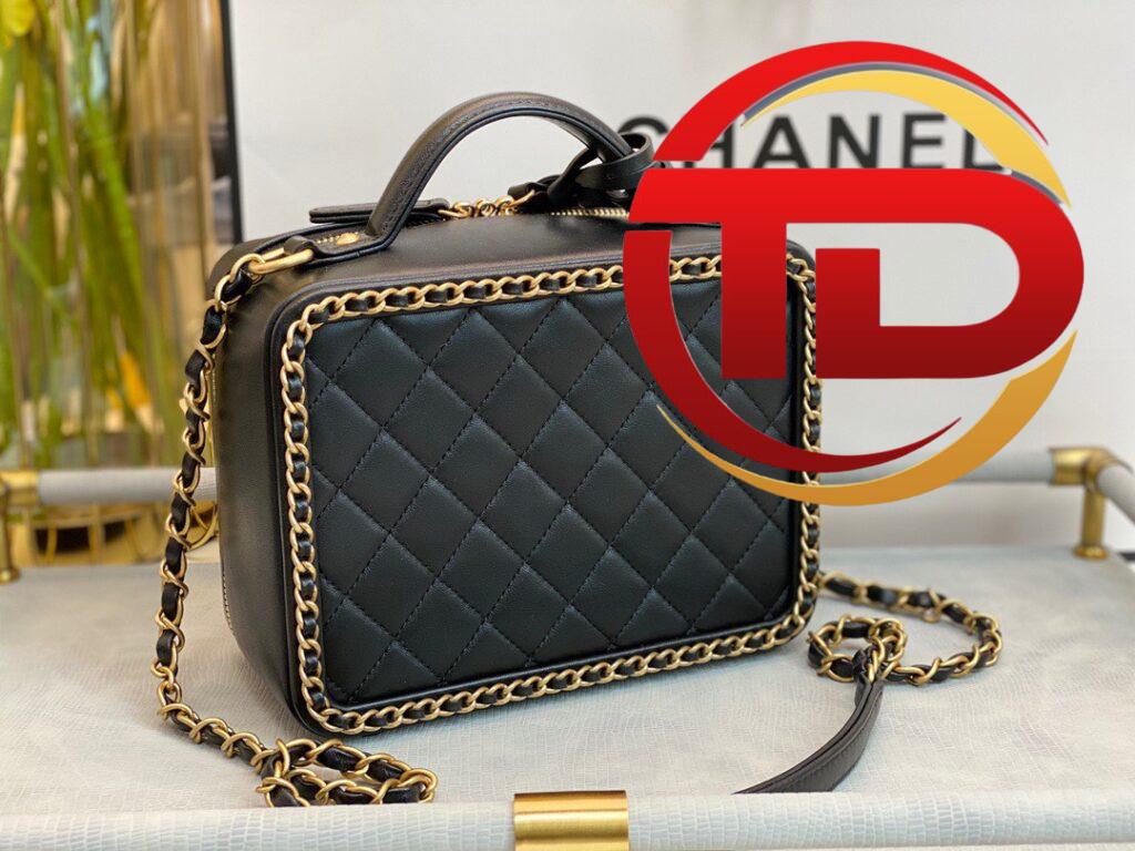 TÚI CỐP CHANEL VANITY CASE SIÊU CẤP MÀU ĐEN