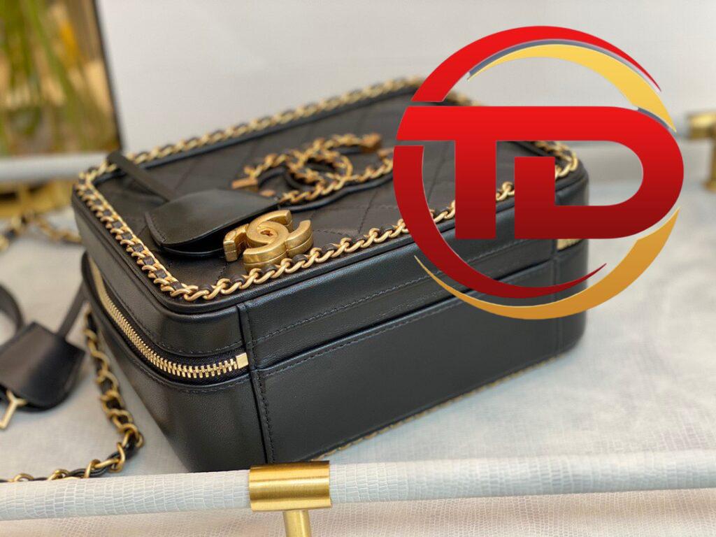 TÚI CỐP CHANEL VANITY CASE SIÊU CẤP MÀU ĐEN