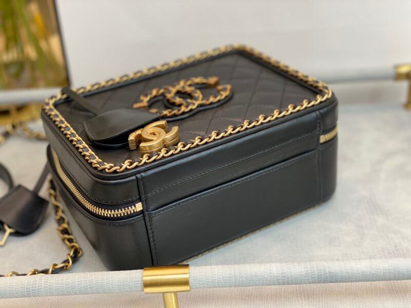 TÚI CỐP CHANEL VANITY CASE SIÊU CẤP MÀU ĐEN