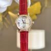 ĐỒNG HỒ CHOPARD HAPPY SPORT VÀNG HỒNG DÂY DA ĐỎ REPLICA 33MM