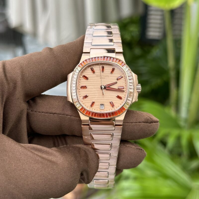 ĐỒNG HỒ PATEK PHILIPPE NAUTILUS 7118/1300R VÀNG HỒNG REPLICA 35.2MM