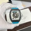 ĐỒNG HỒ RICHARD MILLE RM055 DÂY CAO SU XANH VỎ CARBON REPLICA 42.7MM