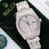 ROLEX DATEJUST 41 CUSTOM FULL MOISSANITE DIAMOND SWISS MOVEMENT BEST REPLICA 41MM