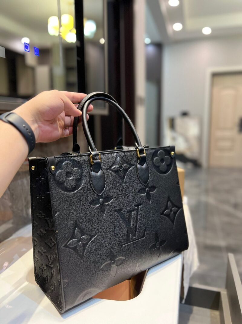 TÚI LV LOUIS VUITTON ONTHEGO MM MONOGRAM MÀU ĐEN SUPER