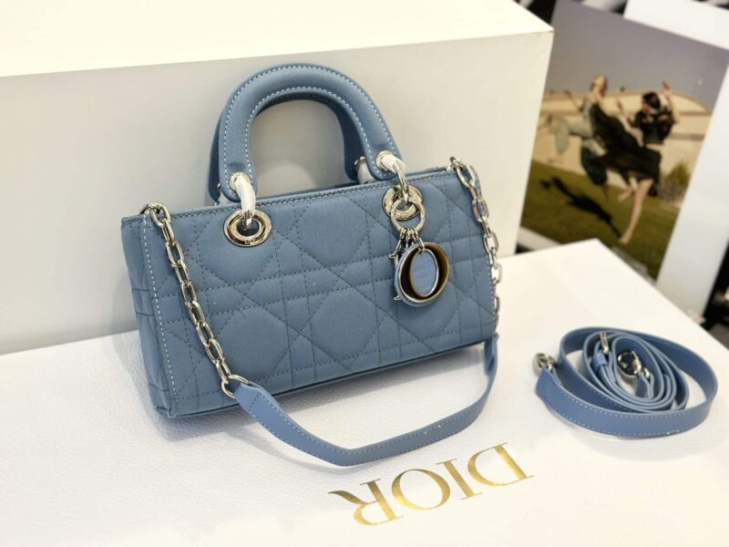 TÚI XÁCH DIOR LADY D-JOY MEDIUM SIZE DENIM BAG SUPER