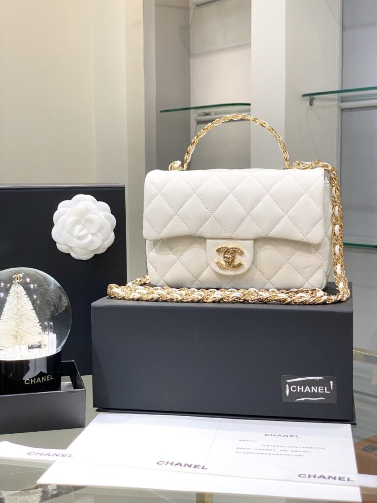 TÚI CHANEL 23S MINI RECTANGULAR FLAP BAG WITH TOP HANDLE SIÊU CẤP