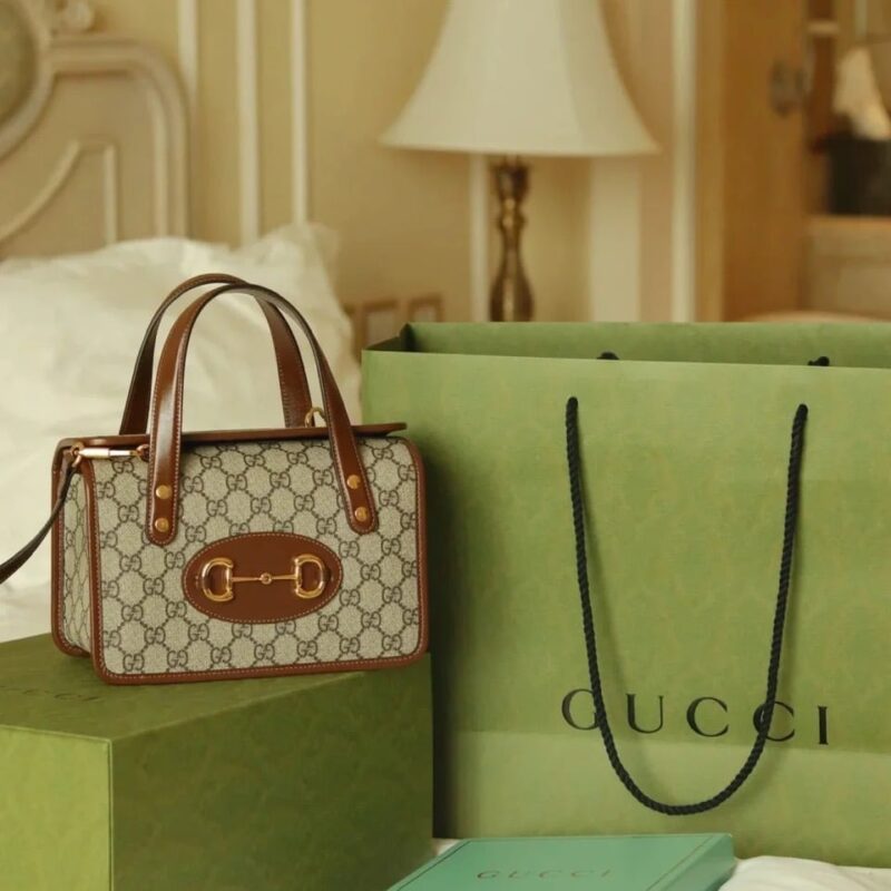 TÚI HỘP GUCCI 1955 MINI HORSEBIT TOP HANDLE BAG SIÊU CẤP