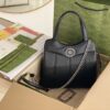 TÚI XÁCH GUCCI PETITE GG SMALL TOTE BAG SIÊU CẤP MÀU ĐEN