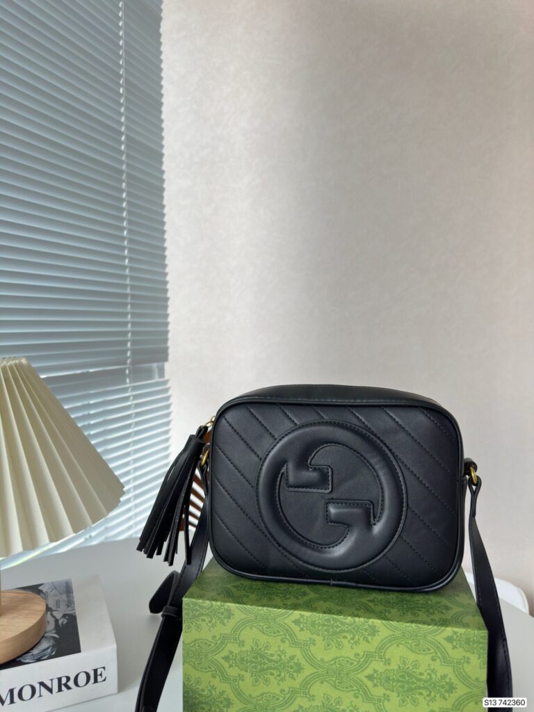 TÚI GUCCI BLONDIE SMALL LEATHER SHOULDER BAG SUPER