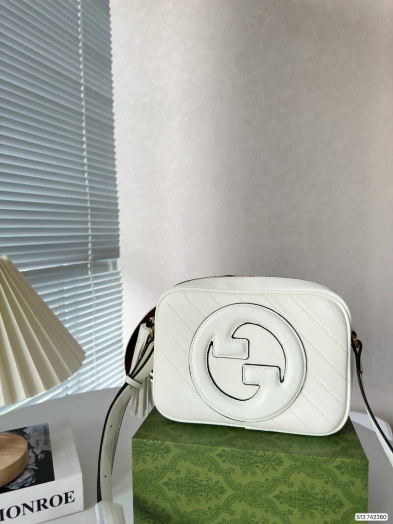TÚI GUCCI BLONDIE SMALL LEATHER SHOULDER BAG SUPER