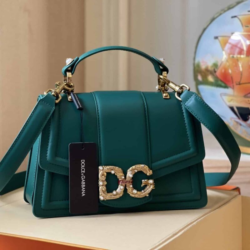 TÚI DOLCE GABBANA D&G WOMEN AMORE BAG IN CALFSKIN LEATHER NGUYÊN BẢN