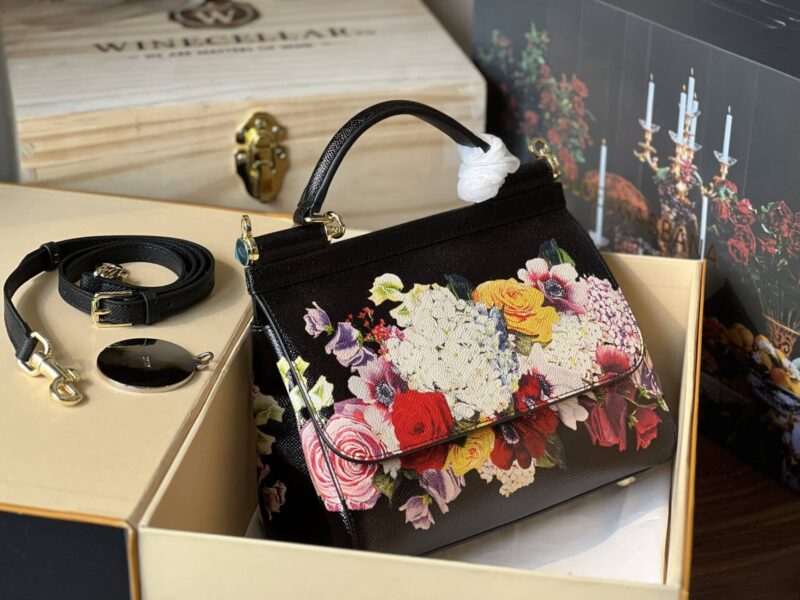 TÚI DOLCE & GABBANA MISS SICILY CALFSKIN MEDIUM BAG NGUYÊN BẢN