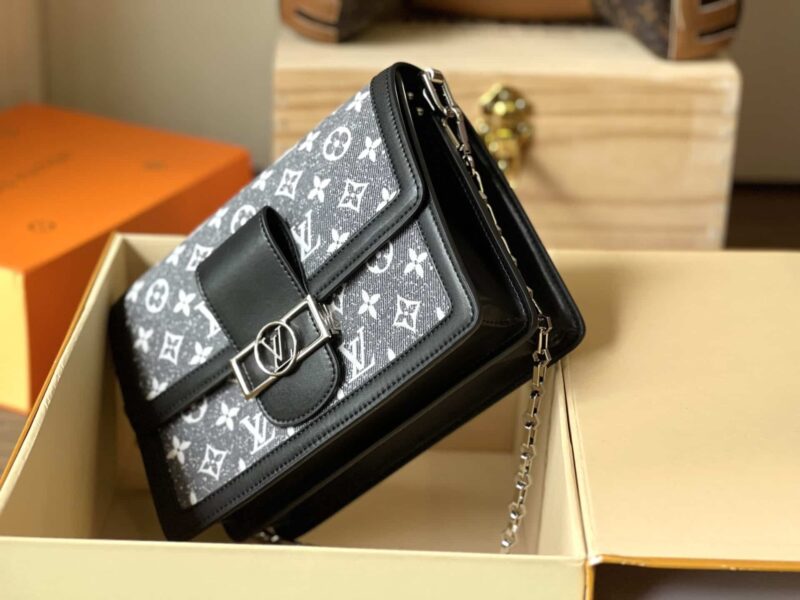 TÚI LV LOUIS VUITTON DAUPHINE MM BAG MONOGRAM SUPER VIP MÀU ĐEN