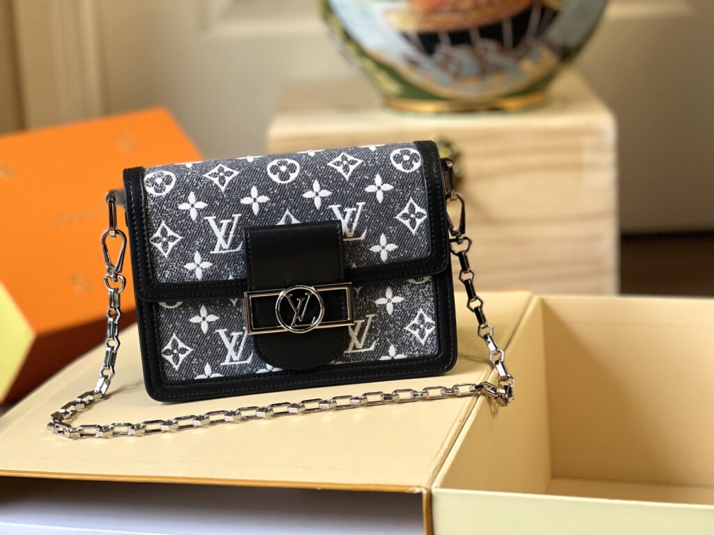 TÚI LV LOUIS VUITTON DAUPHINE MINI BAG MONOGRAM SUPER VIP MÀU ĐEN