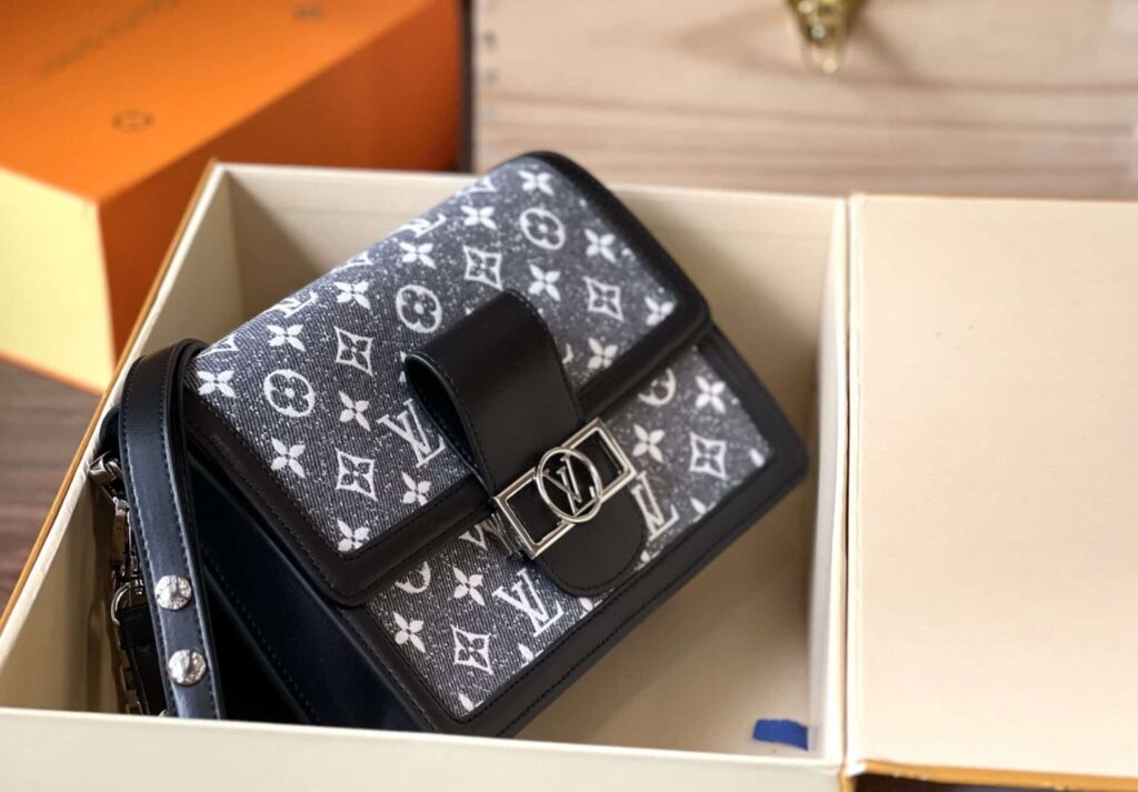 TÚI LV LOUIS VUITTON DAUPHINE MM BAG MONOGRAM SUPER VIP MÀU ĐEN