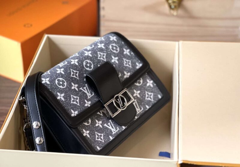 TÚI LV LOUIS VUITTON DAUPHINE MM BAG MONOGRAM SUPER VIP MÀU ĐEN