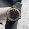 ĐỒNG HỒ HUBLOT CLASSIC FUSION VỎ GỐM ĐEN VIỀN KING GOLD REPLICA 42MM