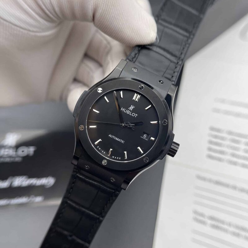 ĐỒNG HỒ HUBLOT CLASSIC FUSION CERAMIC MÀU ĐEN REP 1:1 HB FACTORY 42MM