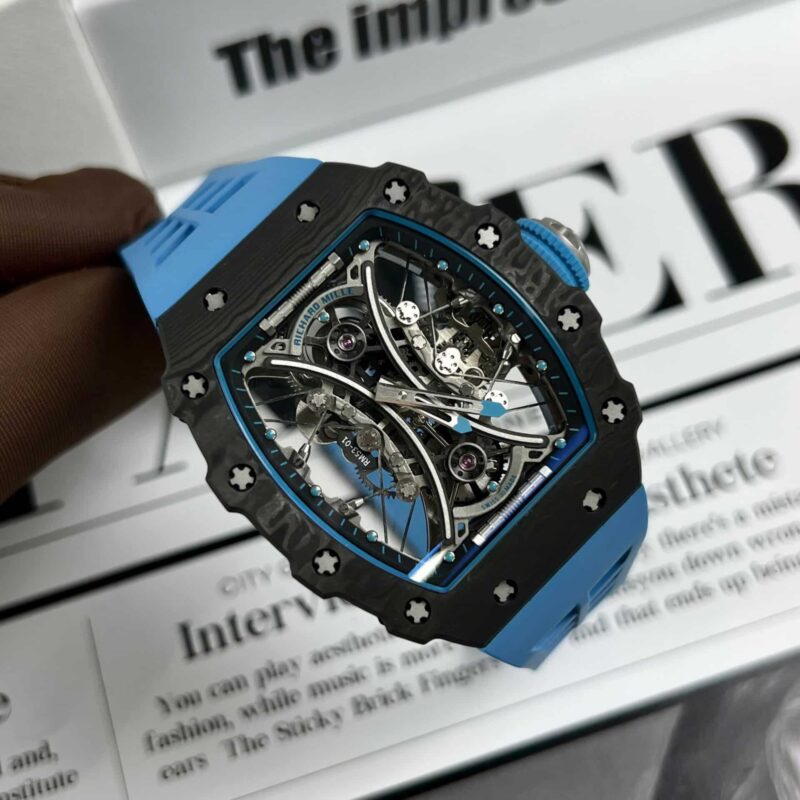 RICHARD MILLE RM53-01 TOURBILLON PABLO MAC DONOUGH CARBON REPLICA 42.7MM
