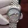 ĐỒNG HỒ ROLEX DATEJUST CHẾ TÁC MẶT XÀ CỪ CỌC SỐ MOISSANITE 36MM