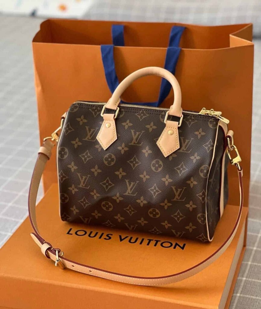 TÚI LOUIS VUITTON SPEEDY BANDOULIERE 25 BAG SUPER MÀU NÂU