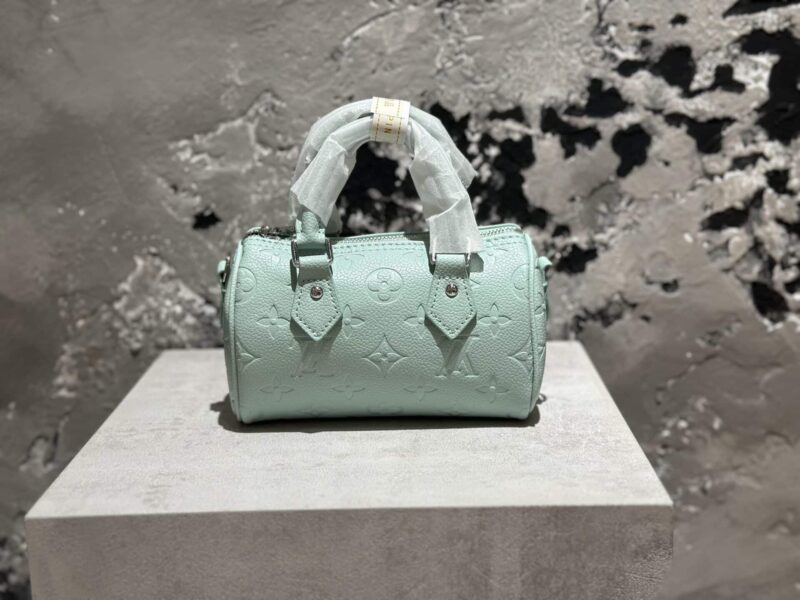 TÚI LV LOUIS VUITTON SPEEDY NANO BAG MINI PEARLY LAGOON SUPER