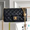TÚI CHANEL CLASSIC MINI 8 BLACK CAVIAR FLAP BAG SIÊU CẤP