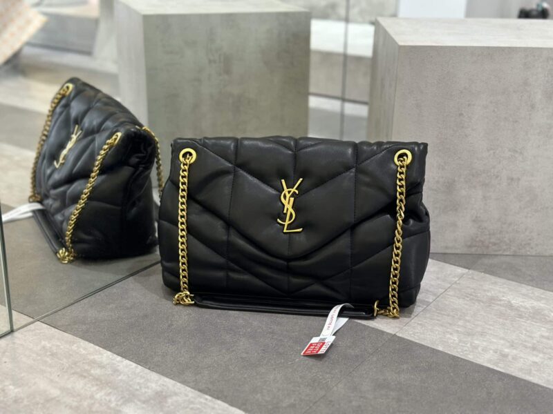 TÚI YSL SAINT LAURENT PUFFER MEDIUM CHAIN BAG IN QUILTED LAMBSKIN SUPER