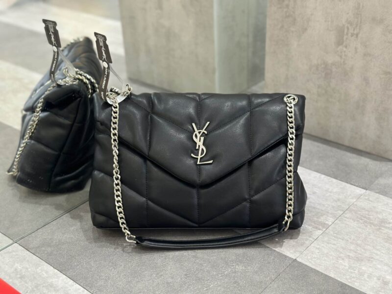 TÚI YSL SAINT LAURENT PUFFER MEDIUM CHAIN BAG IN QUILTED LAMBSKIN SUPER