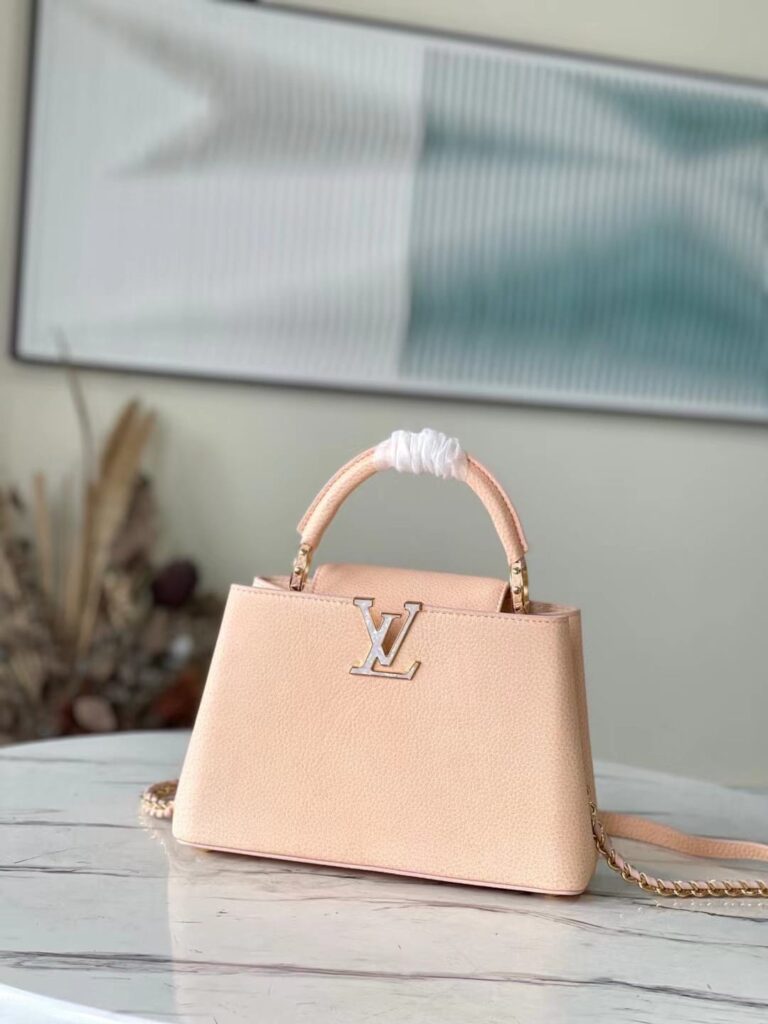 TÚI LV LOUIS VUITTON CAPUCINES BB SIÊU CẤP MÀU HỒNG