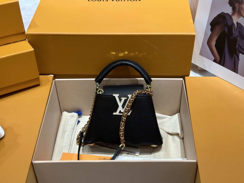 TÚI LV LOUIS VUITTON CAPUCINES CAPUSHELL MINI SUPER