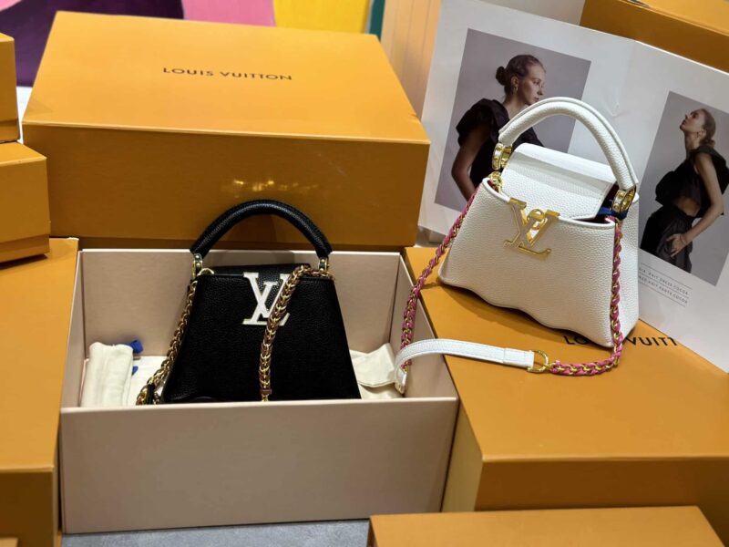 TÚI LV LOUIS VUITTON CAPUCINES CAPUSHELL MINI SUPER