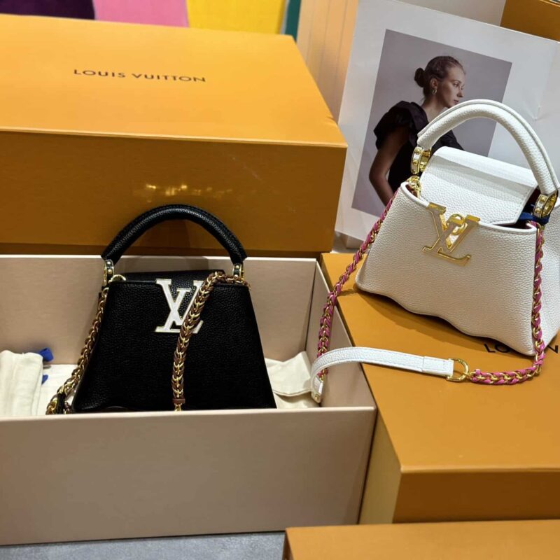 TÚI LV LOUIS VUITTON CAPUCINES CAPUSHELL MINI SUPER