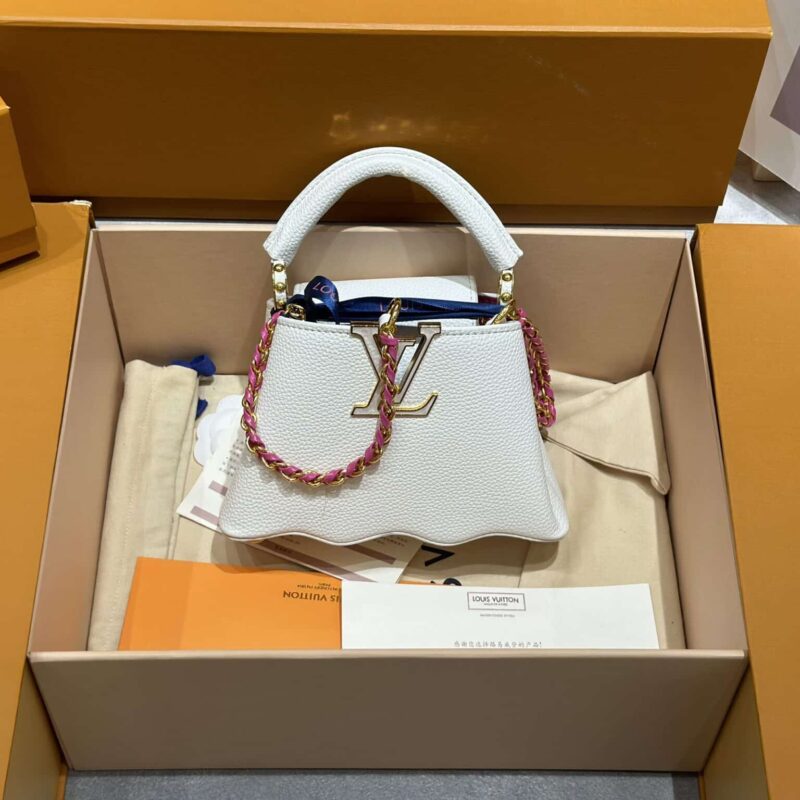 TÚI LV LOUIS VUITTON CAPUCINES CAPUSHELL MINI SUPER