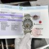AUDEMARS PIGUET ROYAL OAK TOURBILLON GREY DIAL CUSTOM MOISSANITE BEZEL BEST REPLICA 41MM