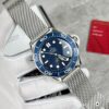 OMEGA SEAMASTER DIVER 300M BLUE DIAL MESH BRACELET BEST REPLICA 42MM