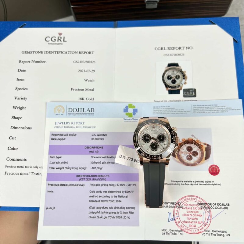 ROLEX DAYTONA 116515LN-0055 18K GOLD WRAPPED CUSTOM METEORITE DIAL BEST QUALITY 40MM