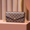 TÚI LOUIS VUITTON POCHETTE FELICIE MONOGRAM DAMIER EBENE SIÊU CẤP