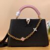 TÚI LV LOUIS VUITTON CAPUCINES BB SIÊU CẤP MÀU ĐEN