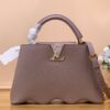 TÚI LV LOUIS VUITTON CAPUCINES CAPUSHELL BB SIÊU CẤP MÀU GHI ĐẬM